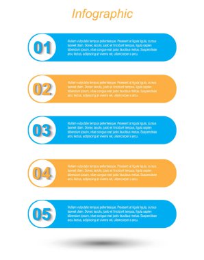 Bilgi grafiği şablon tasarımı.