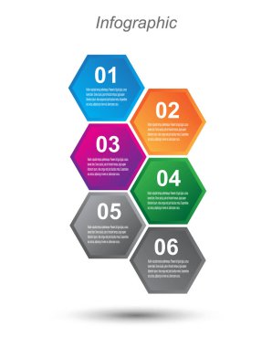 Bilgi-grafik tasarım şablonu.