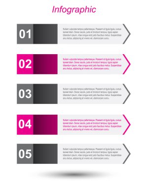 Bilgi grafiği şablon tasarımı.