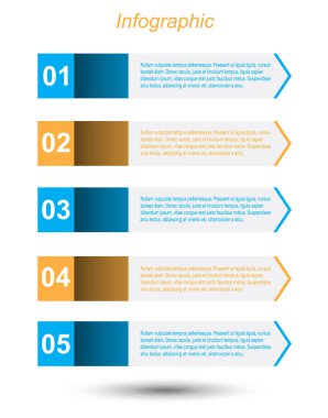 Bilgi grafiği şablon tasarımı.