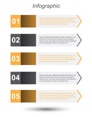 Bilgi grafiği şablon tasarımı.