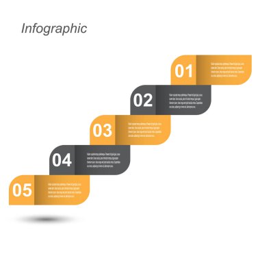 Bilgi-grafik tasarım şablonu.