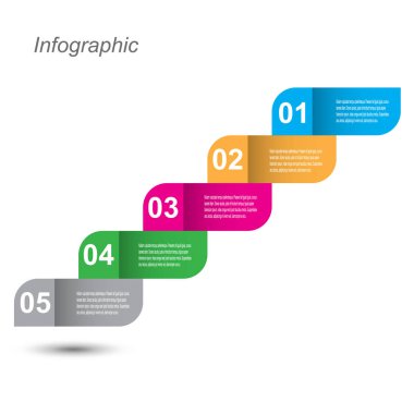 Bilgi-grafik tasarım şablonu.