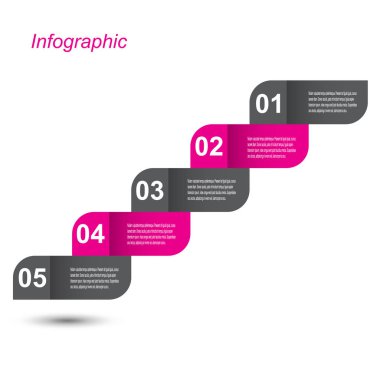Bilgi-grafik tasarım şablonu.