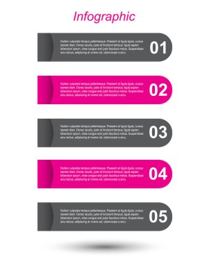 Bilgi-grafik tasarım şablonu.