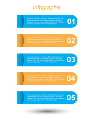 Bilgi-grafik tasarım şablonu.