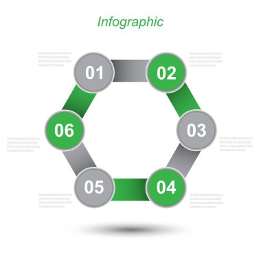 Bilgi-grafik tasarım şablonu.