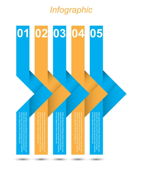 Bilgi Grafik Tasarım Şablonu — Stok Vektör