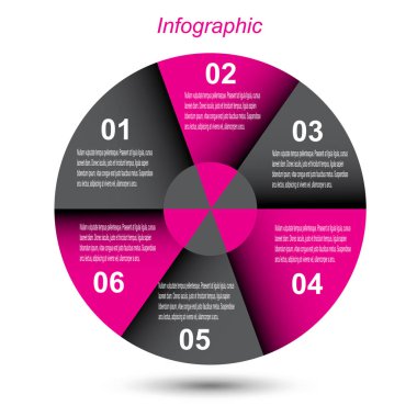 Bilgi-grafik tasarım şablonu.