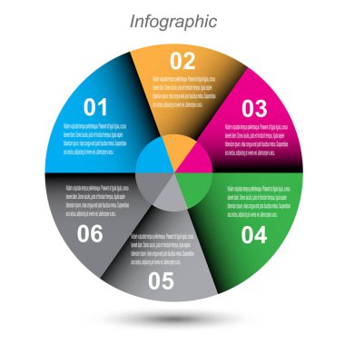 Bilgi-grafik tasarım şablonu.