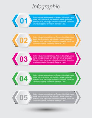 Bilgi grafiği şablon tasarımı.