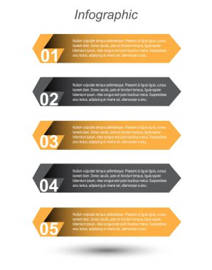 Bilgi grafiği şablon tasarımı.