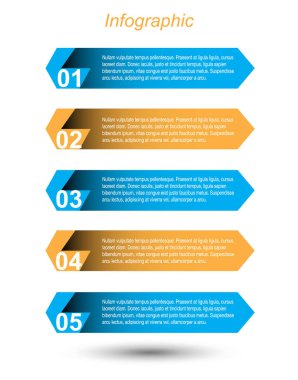 Bilgi grafiği şablon tasarımı.