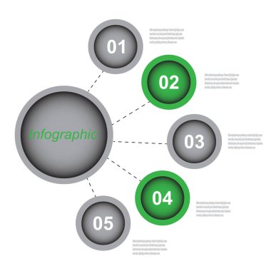 Bilgi-grafik tasarım şablonu.