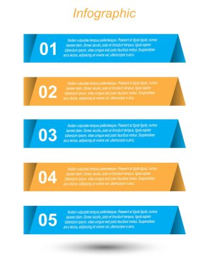 Bilgi grafiği şablon tasarımı.