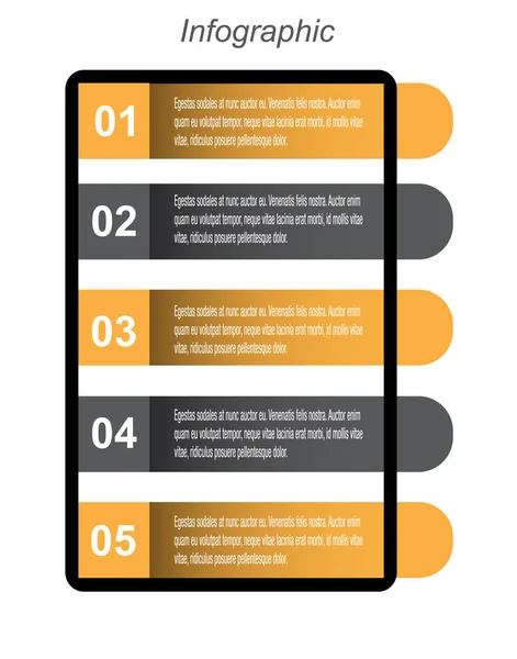 Diseño Plantilla Info Gráfico — Archivo Imágenes Vectoriales