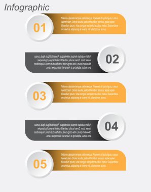 Bilgi grafiği şablon tasarımı.