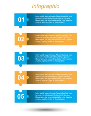 Bilgi grafiği şablon tasarımı.