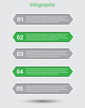 Bilgi grafiği şablon tasarımı.