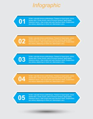 Bilgi grafiği şablon tasarımı.