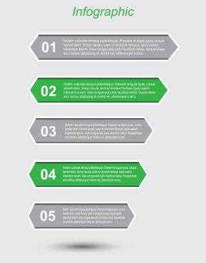 Bilgi-grafik tasarım şablonu.