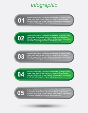 Bilgi grafiği şablon tasarımı.