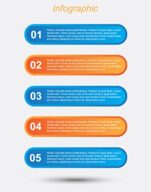 Bilgi grafiği şablon tasarımı.