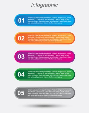 Bilgi grafiği şablon tasarımı.