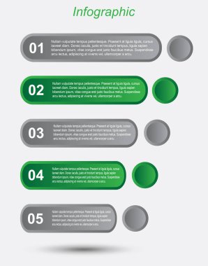 Bilgi-grafik tasarım şablonu.