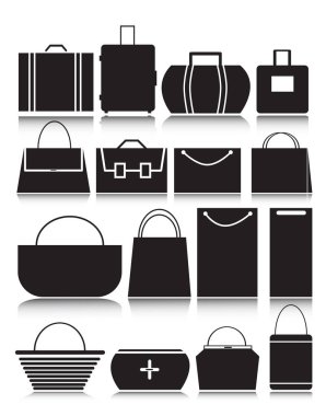 Çanta kutsal kişilerin resmi ile gölge.