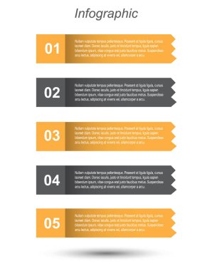 Bilgi-grafik tasarım şablonu. 