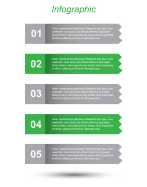 Bilgi-grafik tasarım şablonu. 