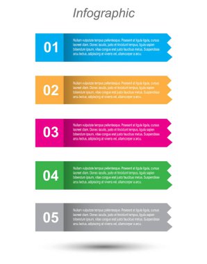 Bilgi-grafik tasarım şablonu. 