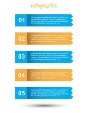Bilgi-grafik tasarım şablonu. 