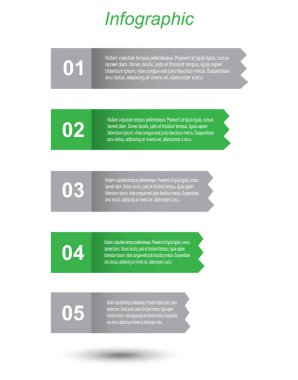 Bilgi-grafik tasarım şablonu. 