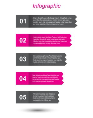 Bilgi-grafik tasarım şablonu. 