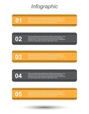 Bilgi-grafik tasarım şablonu. 