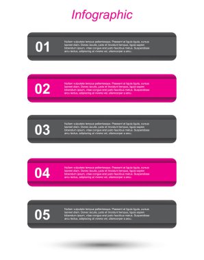 Bilgi-grafik tasarım şablonu. 