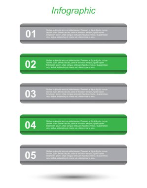 Bilgi-grafik tasarım şablonu. 