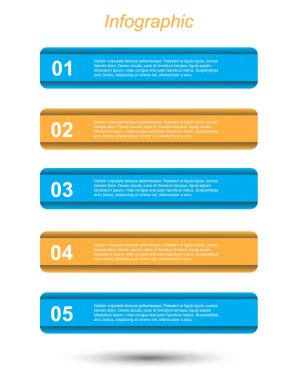 Bilgi-grafik tasarım şablonu. 