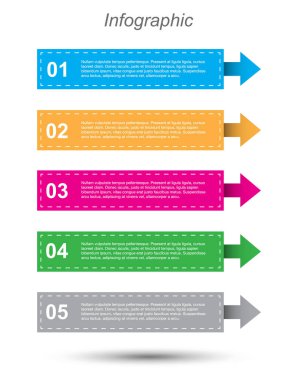 Bilgi-grafik tasarım şablonu.