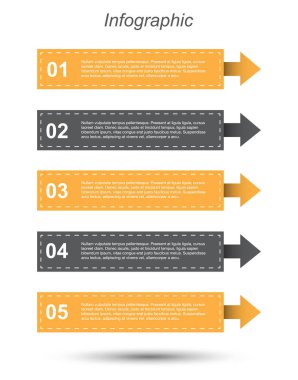 Bilgi-grafik tasarım şablonu.