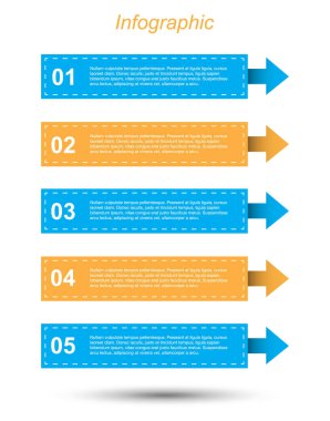 Bilgi-grafik tasarım şablonu.