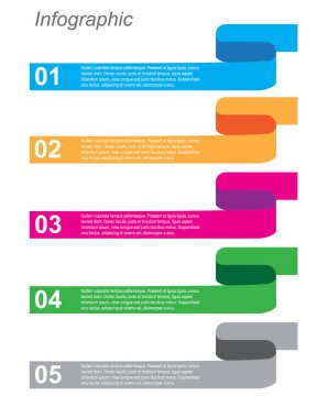 Bilgi-grafik tasarım şablonu. 