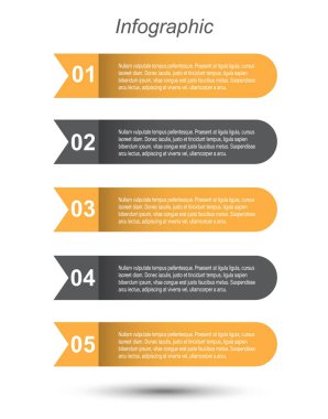 Bilgi-grafik tasarım şablonu. 