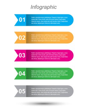 Bilgi-grafik tasarım şablonu. 