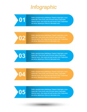 Bilgi-grafik tasarım şablonu. 