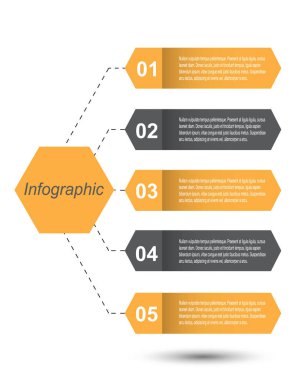 Bilgi-grafik tasarım şablonu.