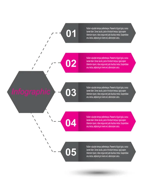 Info Graphic Ontwerpsjabloon — Stockvector