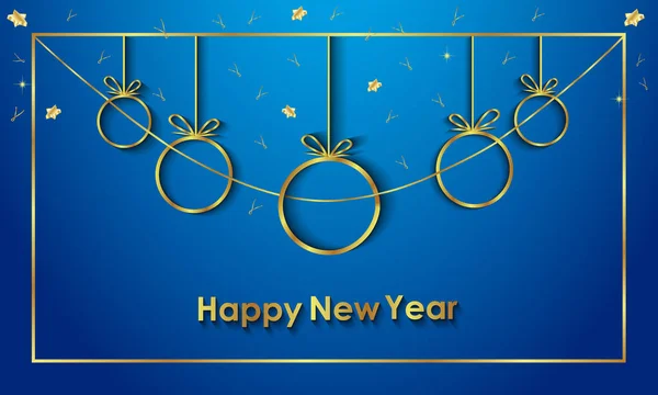2019 Feliz Año Nuevo Fondo Para Sus Invitaciones Carteles Festivos — Archivo Imágenes Vectoriales